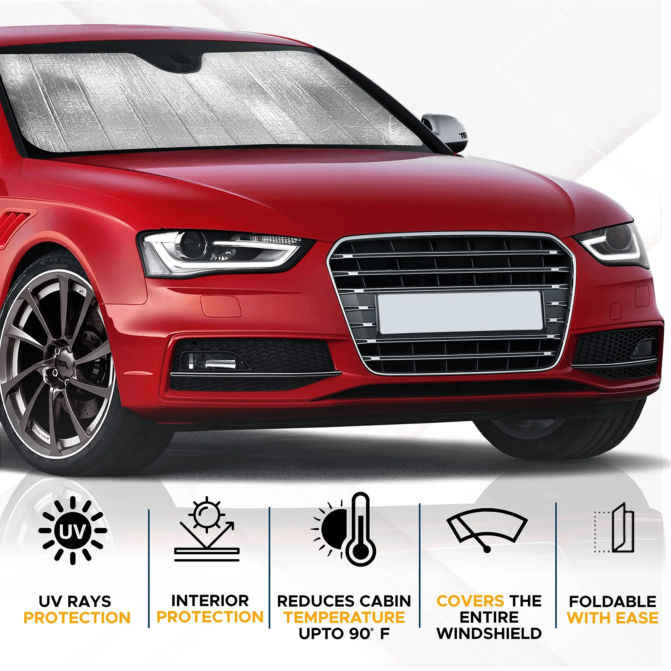 Foldable Universal Car Sunshade 3