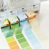 126 Sheets Color Matte Sticky Notes Pads Stationery Paper Stickers Posted It Memo Notepad Notebook Pull-out Message Sticker 1