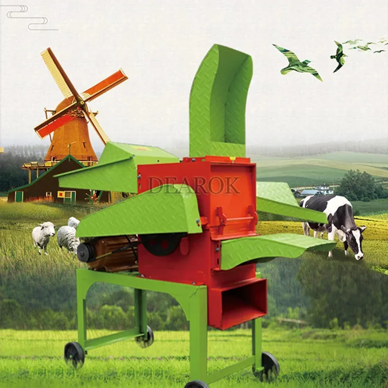 Grass shredder Corn straw crusher For agriculture Grass Cutter Grinder Rubbing Machine Dedicated for Breeding