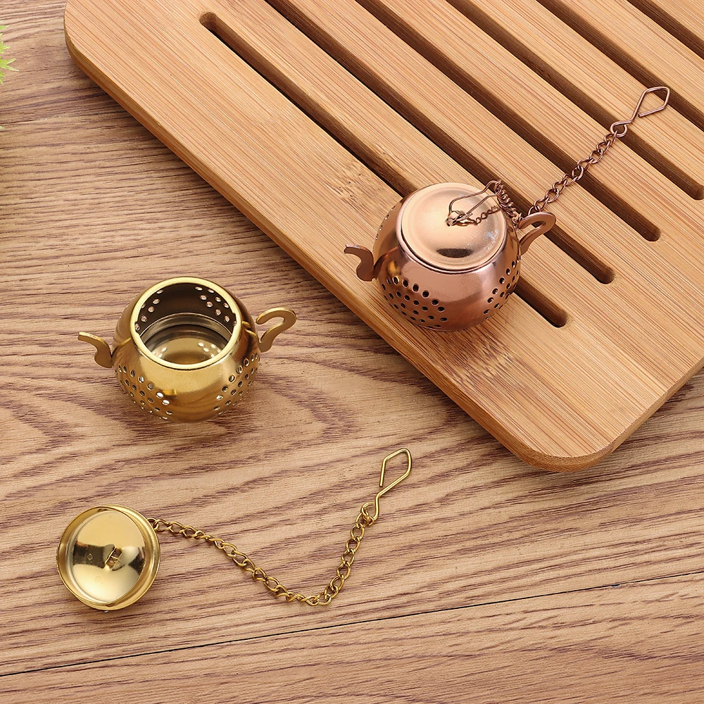 Teapot/Star/Heart Shape Tea Strainer Stainless Steel Tea Infuser with Chain Herbal Spice Filter Diffuser Kitchen Gadget Teaware tea infuser,tea strainer,tea filter