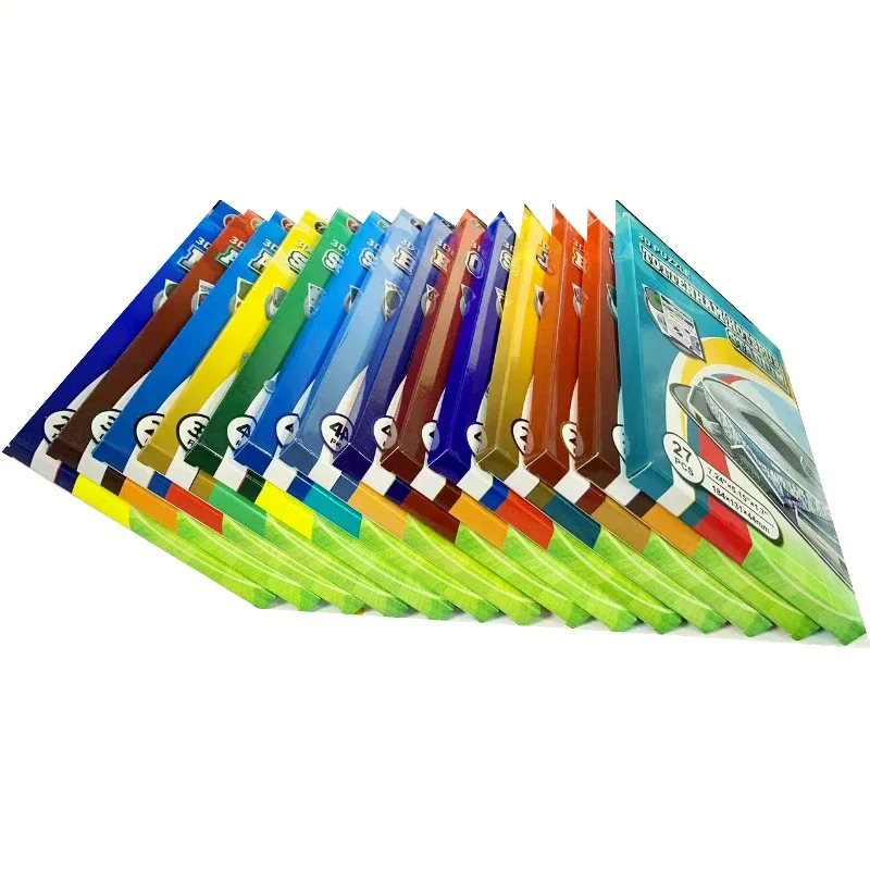 DIY Paper 3D Soccer Stadium Puzzle for Children Intellectual Development Educational Toys Christmas Gifts educational puzzles paper puzzle toys