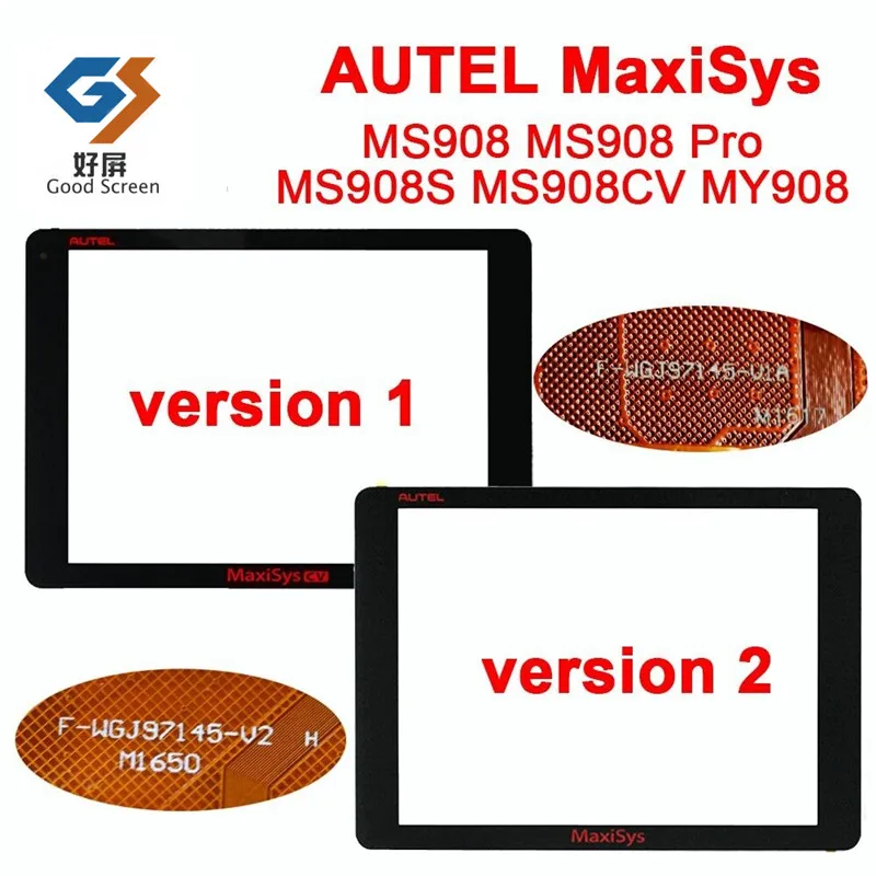 Painel de Tela Sensível ao Toque para Autel Maxisys Ms908 Ms908s Tablet p n Wgj97134-v1 F-wgj97145-v2 F-wj97145-v1a Dt0097111 Fpc V01 97 em