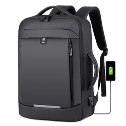 2023new Business Laptop Backpack Waterproof Notebook For Men School Book Bag Expandable Multifunction USB Charging Man Backpacks
