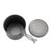 Toaks Outdoor Camping Titanium Pot 900ml 750ml Ultralight Cooking Picnic Titanium Pot 2