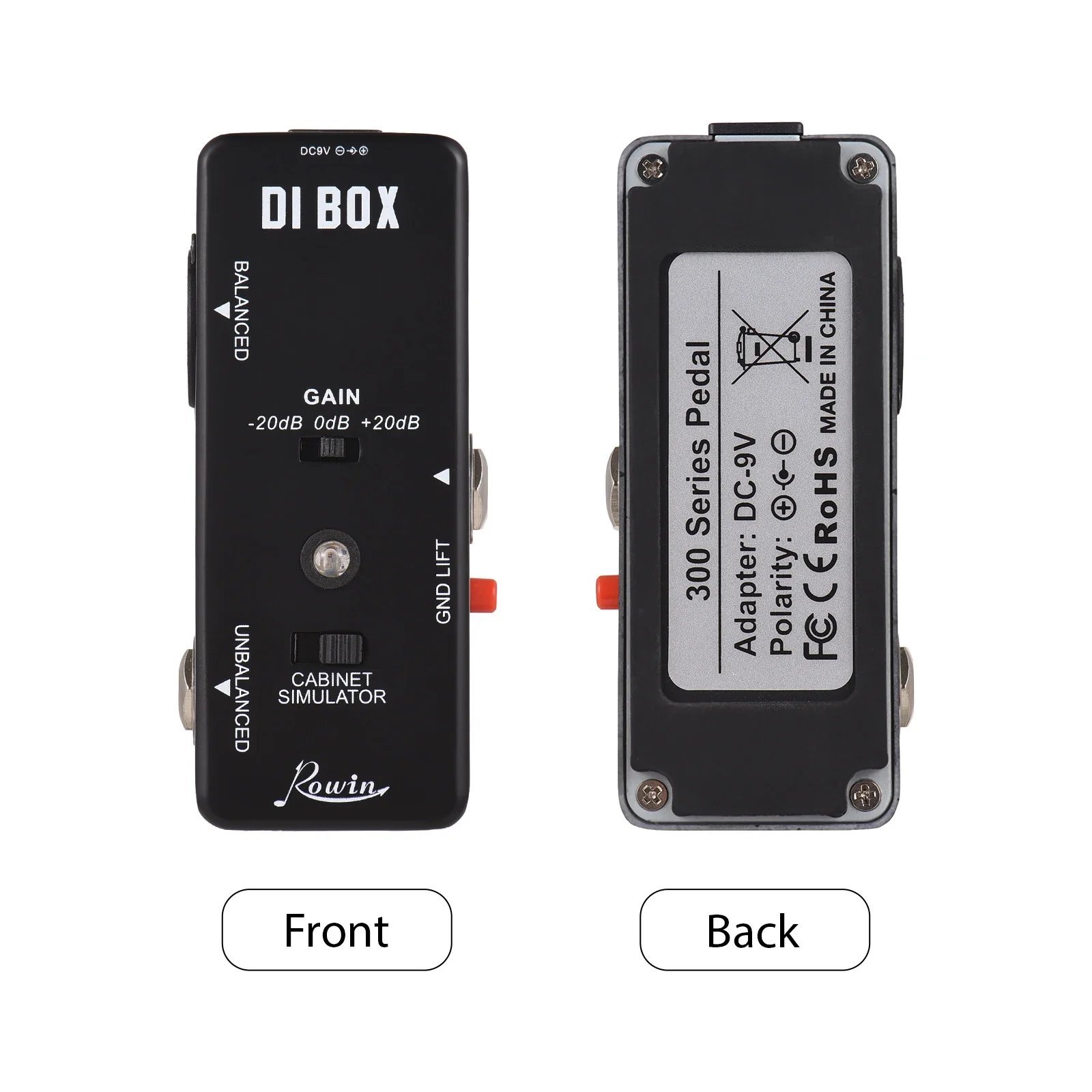 ギター用DI Amazon | デュアル1/4インチハイインピーダンスステレオ入力付き