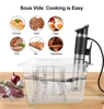 Stainless Steel Sous Vide Rack and 11L Sous Vide Cooker Containers Detachable Dividers Separator for Immersion Circulators 5