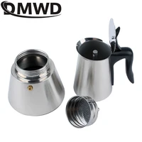 Machine à moka italienne expresso, 6 tasses, 300ml, percolateurs à café en acier inoxydable, Pot Moka électrique, Machine à café électrique Portable 4