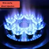 2 Pots Gas Stove Dual Use Embedded Table Natural Gas Liquefied Gas Cooktop Home Catering Equipment Tempered Glass Energy Saving 3
