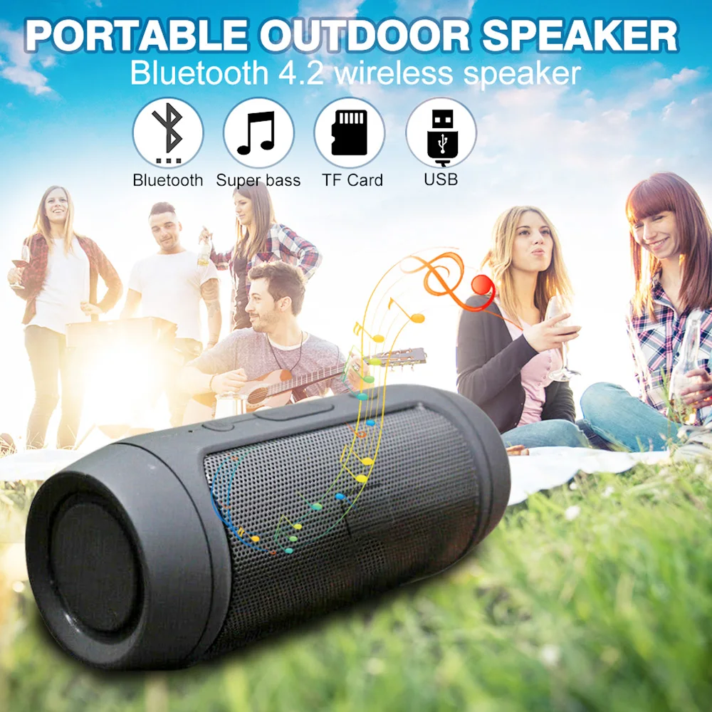 Portable Speaker Wireless Bluetooth-compatible Outdoor Waterproof 3D Stereo Loudspeaker Wireless Sound System Support FM Radio bluetooth speaker portable speaker mini bluetooth speaker