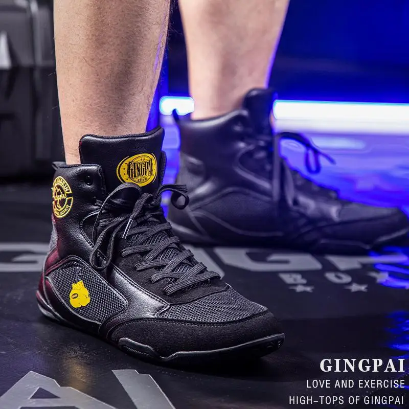 Professional Boxing Shoes Men's Women's Slip Resistant Wrestling Sneakers Luxury Professional Boxing Sneakers