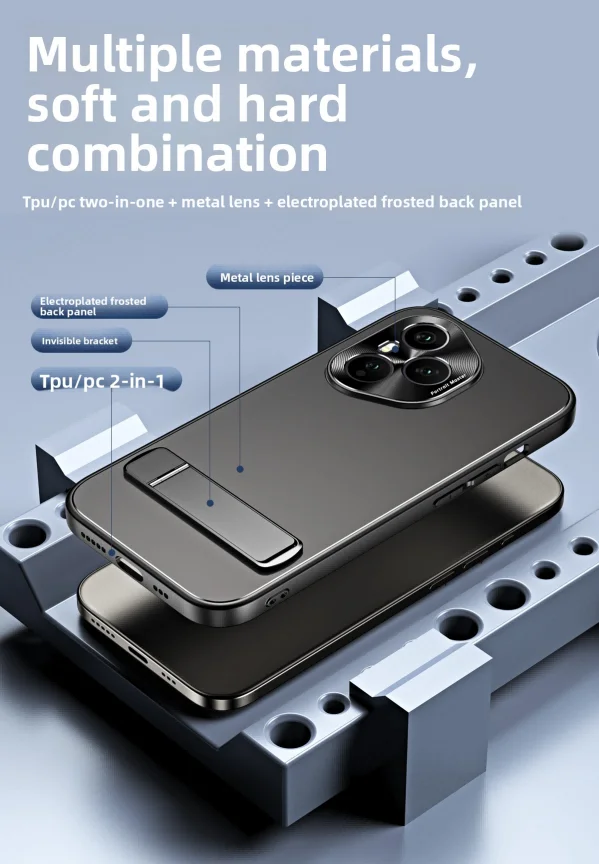 Huawei Honor 400 Pro Protective Matte Hard Case with Stand