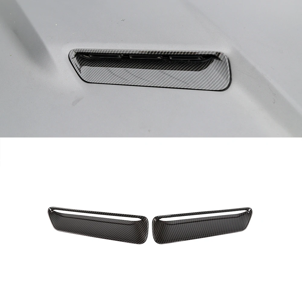 

Car Engine Cover Air Flow Intake Hood Vent Cover for Dodge Challenger 2015 2016 2017 2018 2019 2020 2021 2022 External Accessory