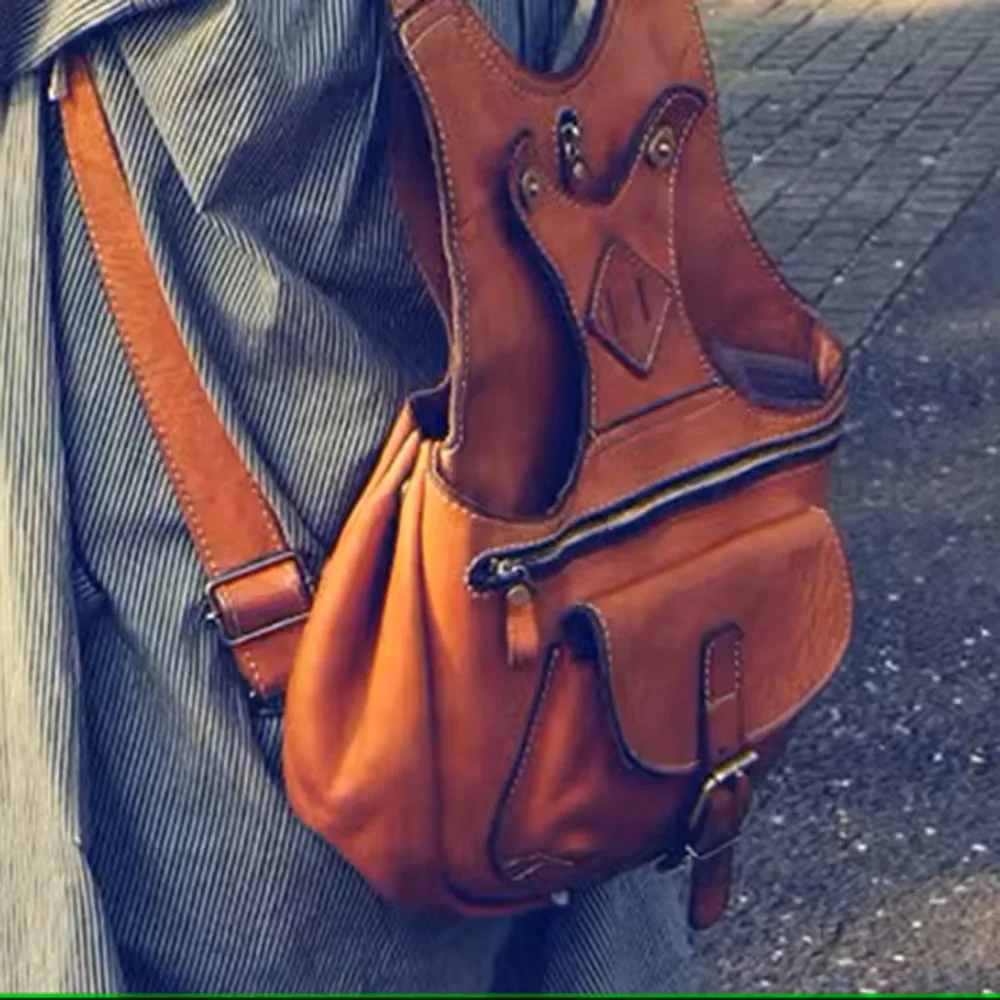 big size backpack sewing pattern leather craft die cutting template