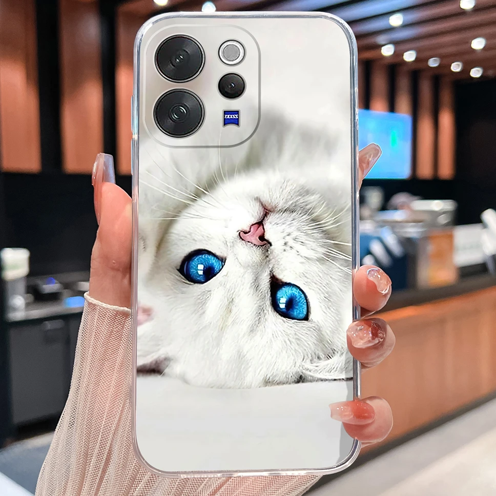 Daisy Floral Clear Shockproof TPU Silicone Phone Case