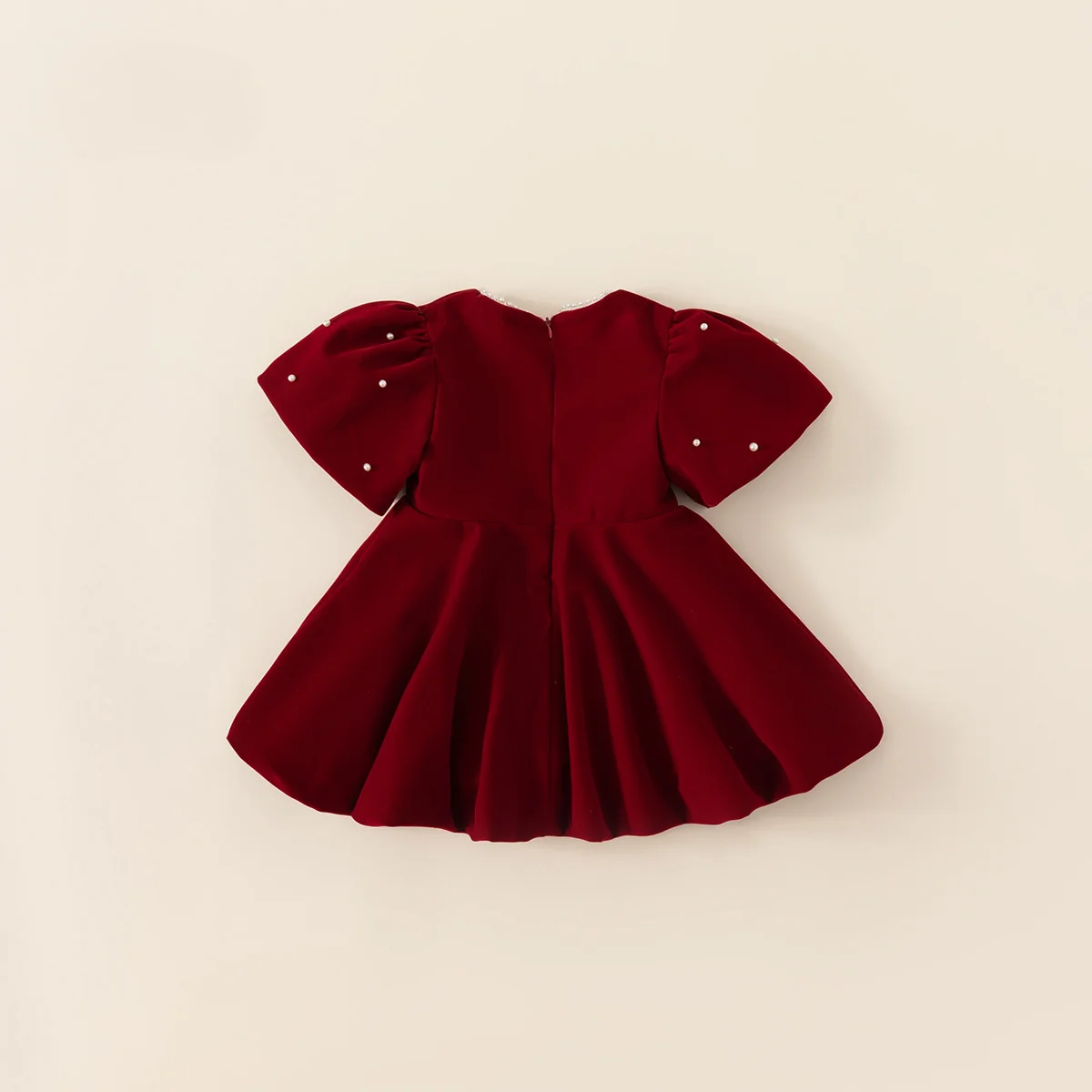 christmas mini dress Christmas Costume Halter Neck Velvet Mini Dress Green main image 0