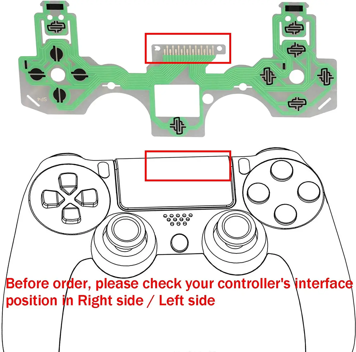 10pcs JDM-030 JDM-040 JDM-055 PS4 Controller Conductive Film Flex Cable Circuit Board for PS5 Joystick Repair Part — view 4