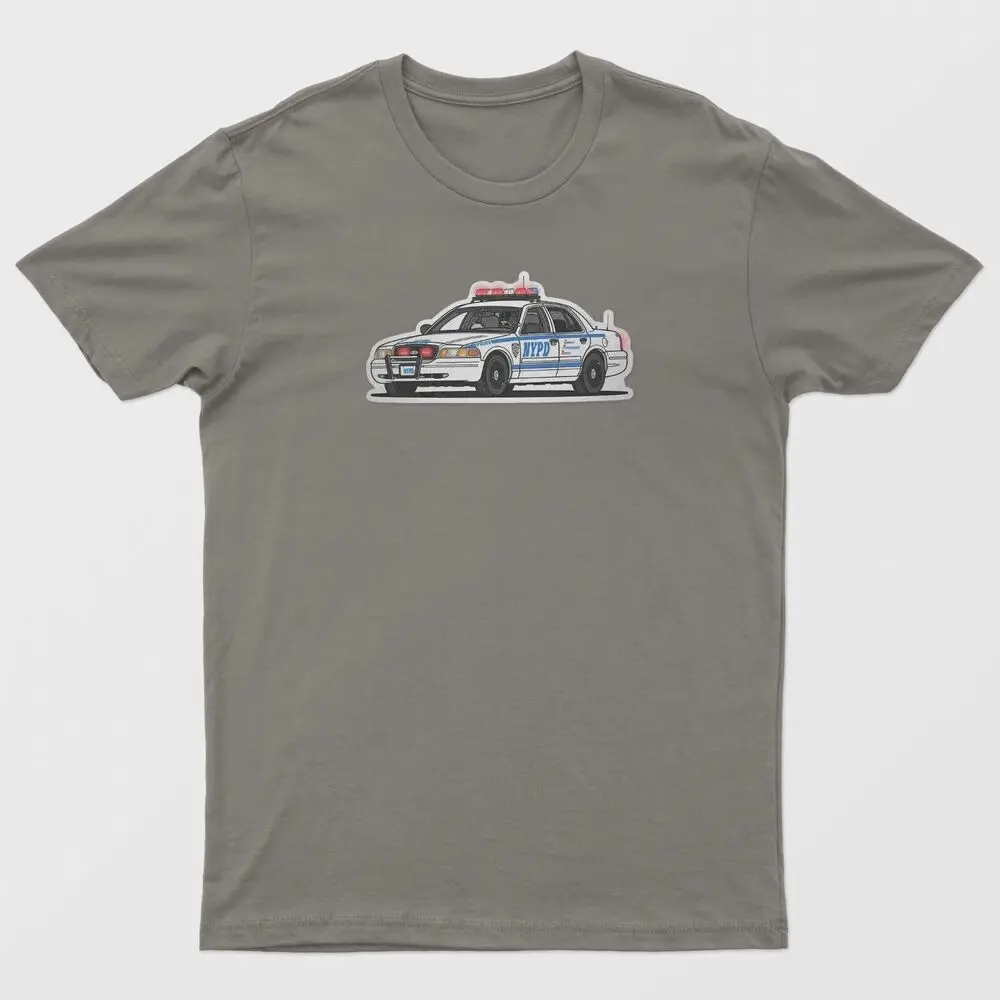 «NYPD Trooper Graphic Tee - S-XXXL, различные цвета,!» веселый ужас Y2KLuxury винтажный большой размер