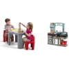 Kids Table and Chair Set, Playroom Toddler Activity Tables, Arts and Crafts, Ages 2+ Years Old, Gray & Red 5