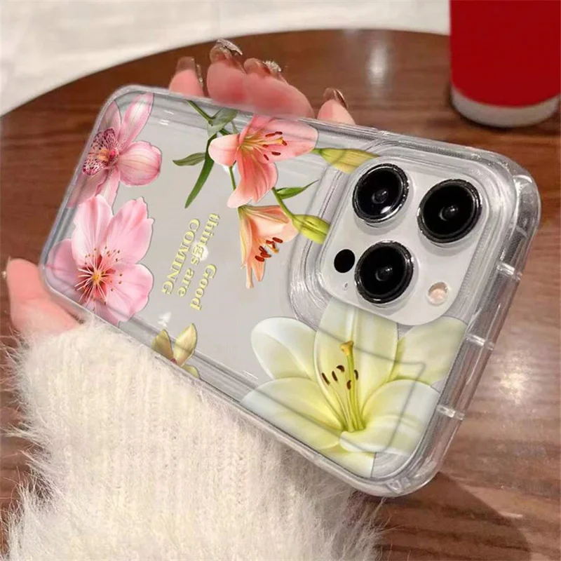 รูปสินค้า เคสโทรศัพท์ลายดอกไม้สไตล์วินเทจ