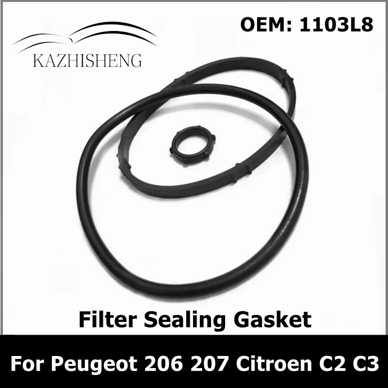 1103L8 Filter Sealing Ring Maintenance Kit For Peugeot 206 207 307 308 408 301 For Citroen C2 C3 C4 C5