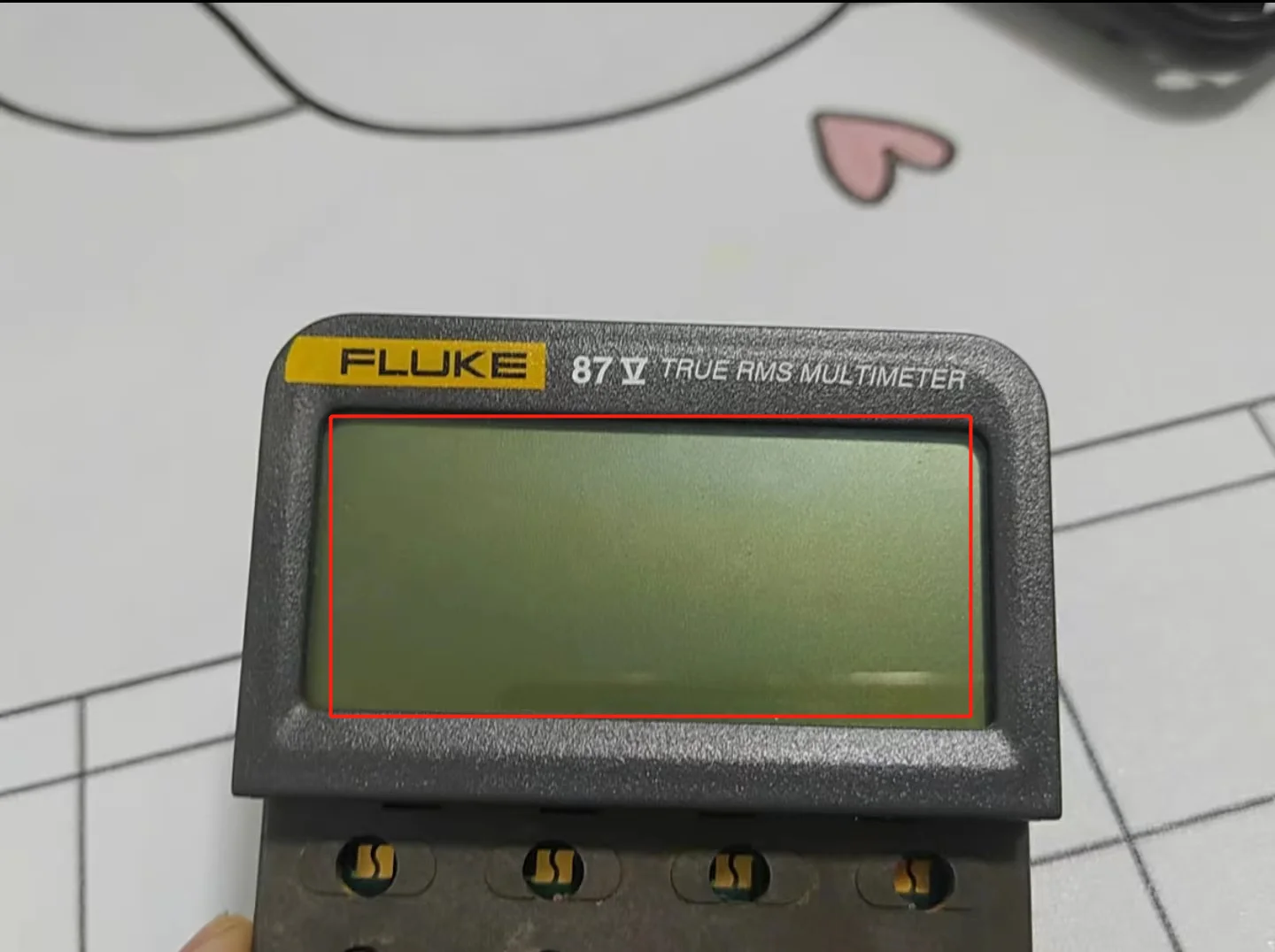 The Original 87V LCD Display of FLUKE Multimeter is Applicable to The