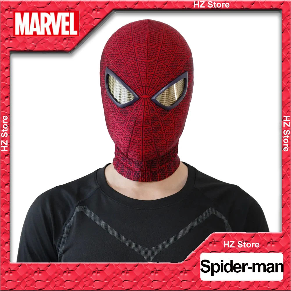 

Marvel The Amazing Spider-Man 1 Spiderman Mask with Faceshell 1:1 3D Handmade Halloween Cosplay Masks Replica for Birthday Gift