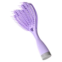 Dual Purpose Hollow Comb Curl for Curled Hair Brush Women Travel Polypropylene Detangling 1