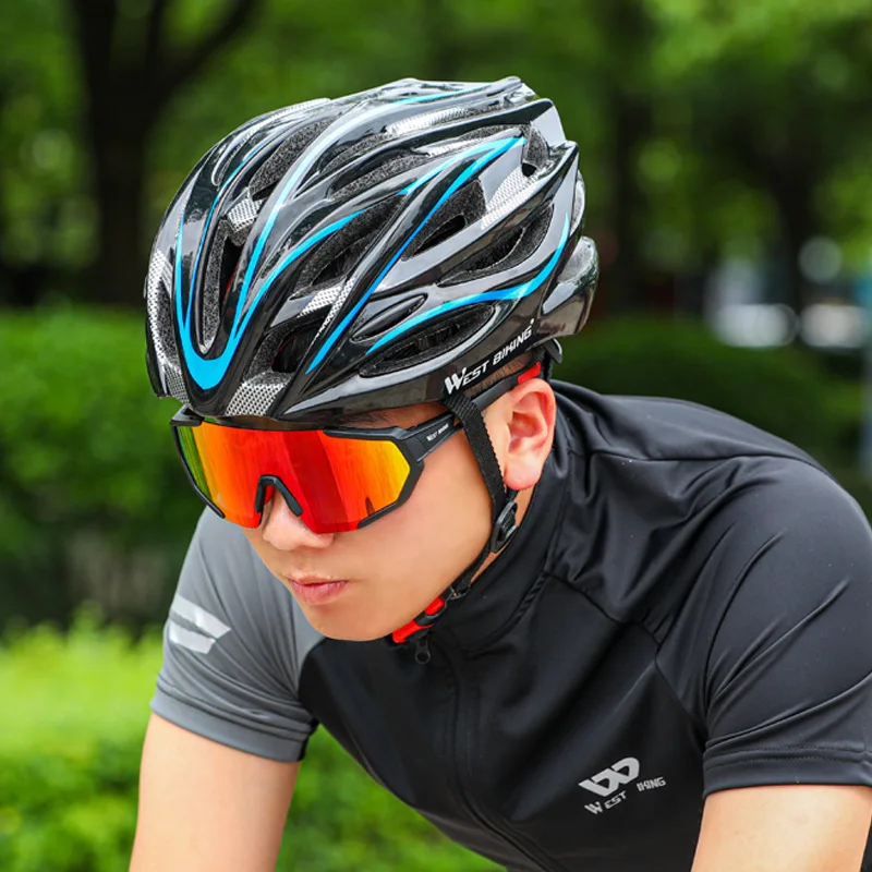 WEST BIKING EPS Cycling Helmet Outdoor Sports Safety Helmet Ultralight Cap Capacete Ciclismo Men Women MTB Bicycle Bike Helmet 4