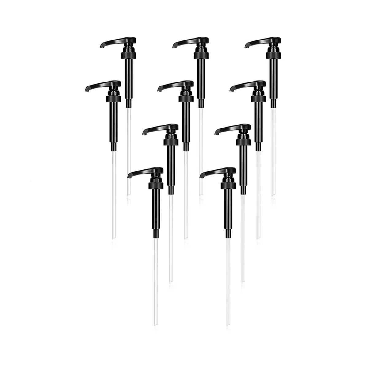 

10PCS Coffee Milk Tea Dispenser Syrup Pump Liquid Dispenser for Syrup Dispenser Pump ,Black
