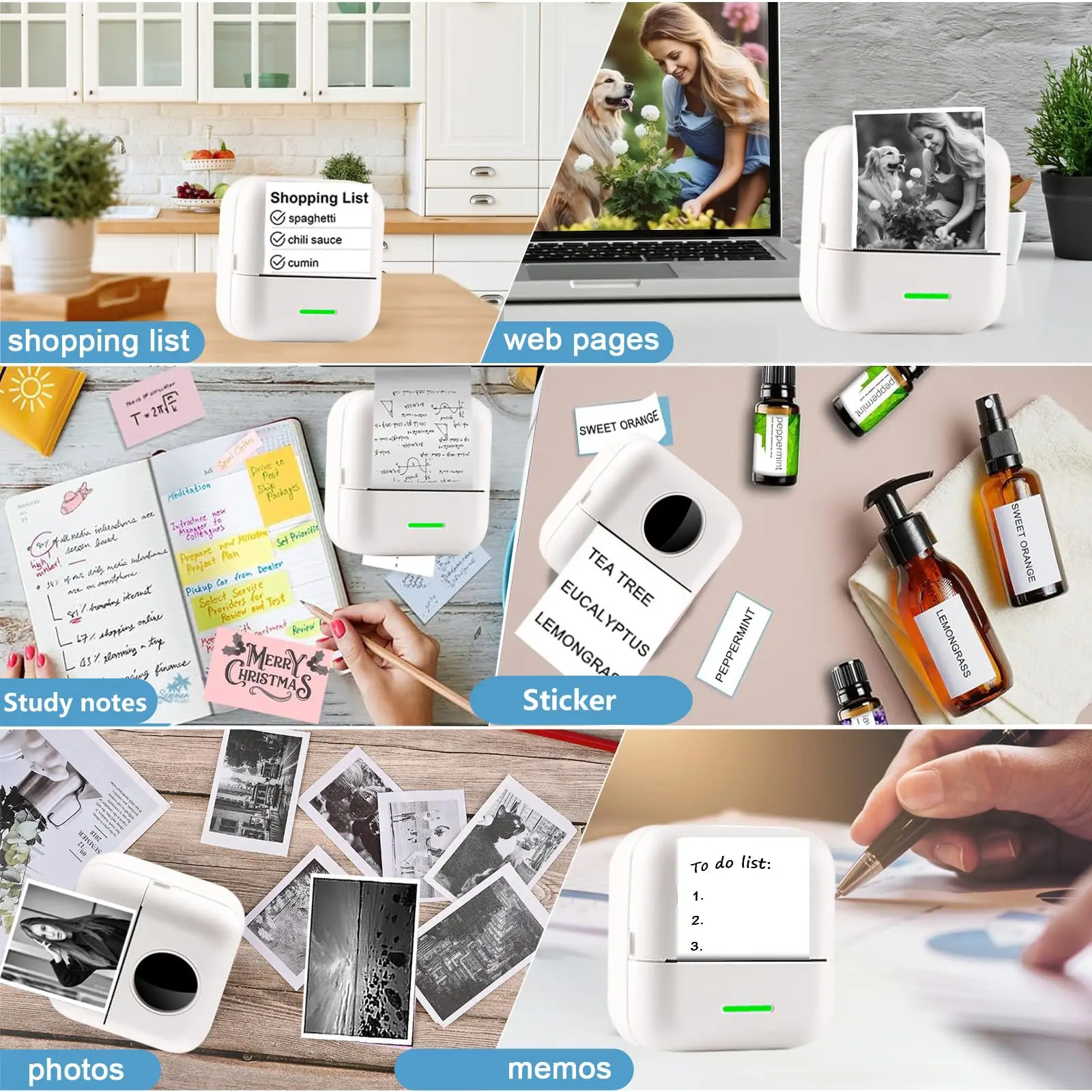 Thermal Mini Sticker Printer Paper,57x25mm Thermal Sticker,Mini Pocket Printer Sticker Paper for Most Kids Instant Camera Refill