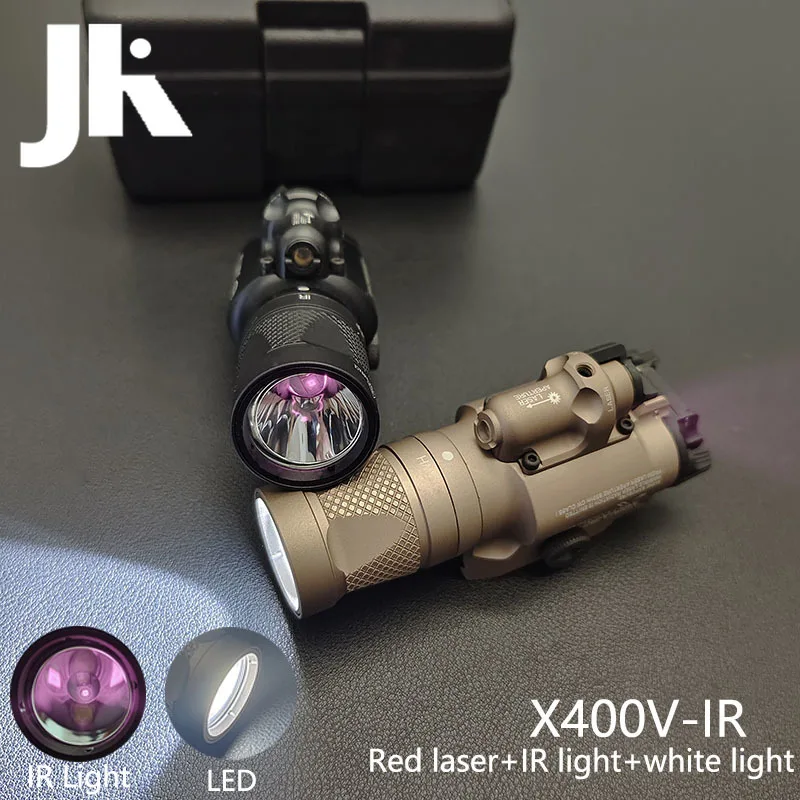 

Tactical SF X400 Ultra X400V Strobe X400V-IR Infrared Weapon X300V X300U Pistol Gun Light For Glock 17 Hunting Weapon light
