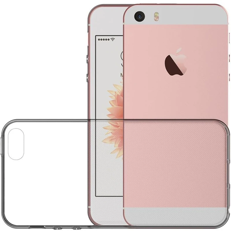 Ultra Thin Silicone Soft Transparent Phone Case - Slim Clear TPU Cover