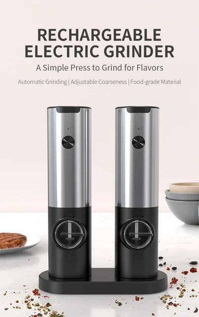 Xiaomi Electric Salt and Pepper Grinder - The Food Untold