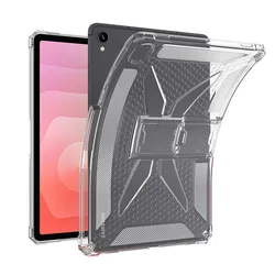 Clear Protective Tablet Case with Stand and Shockproof Design, 10.9 - inch - Tab S10FE 10.9 (Transparent)