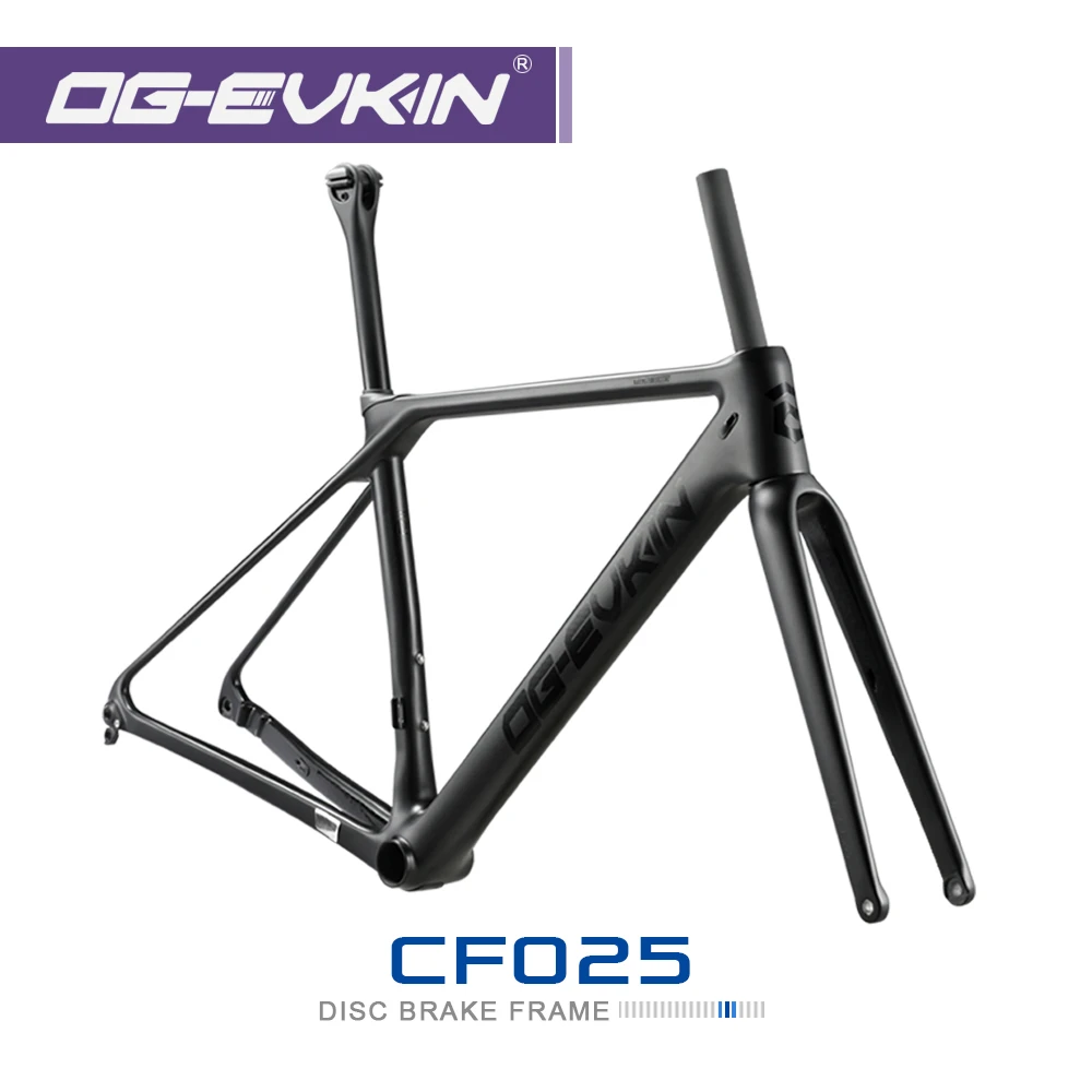 Cuadro de bicicleta carretera de carbono OG EVKIN CF025, freno de disco UD BB86, disco Di2, abrazadera de horquilla XS S M L 1 1/8 " 1 1/2"|Cuadro de bicicleta| - AliExpress