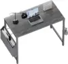32 Inch Computer Desk for Small Spaces with Storage Bag, Home Office Work Desk with Headphone Hook, Small Office Desk 1