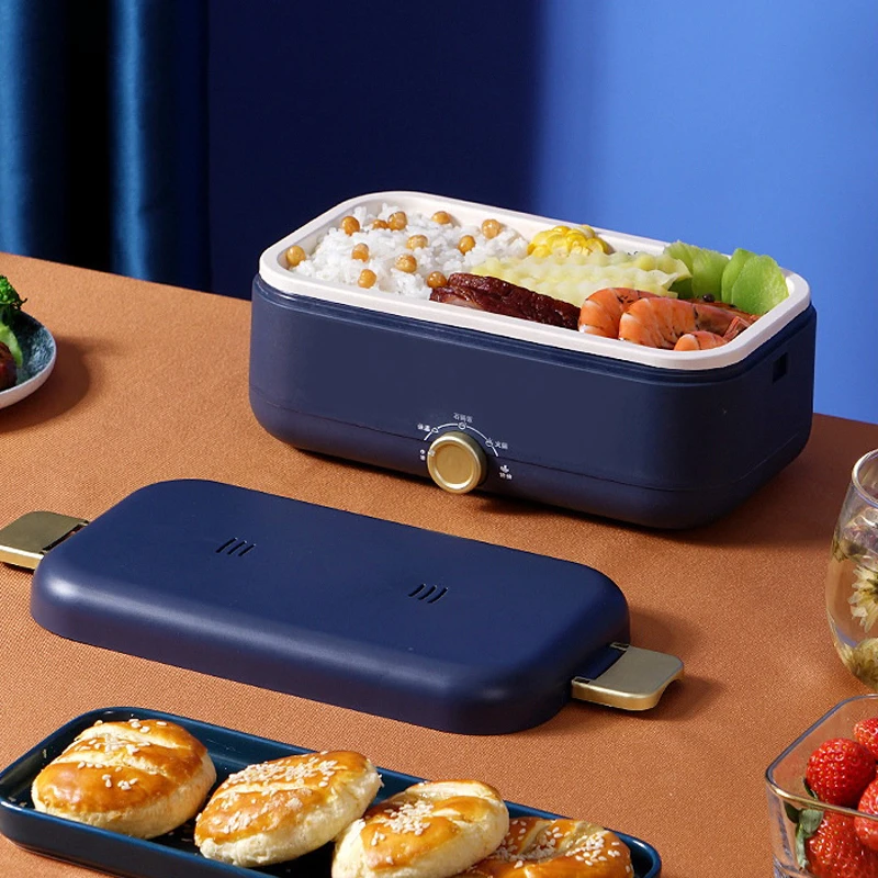 24V/220V Electric Lunch Box Vehicle Rice Cooker Portable Bento Box Hot