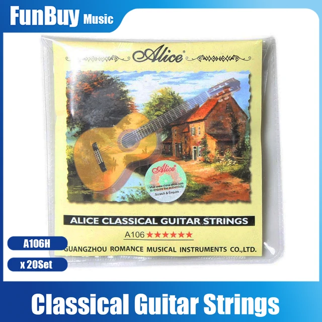 Cordes de guitare classiques en Nylon, corde de guitare classique,  accessoires d'instruments de guitare 6 pièces - AliExpress