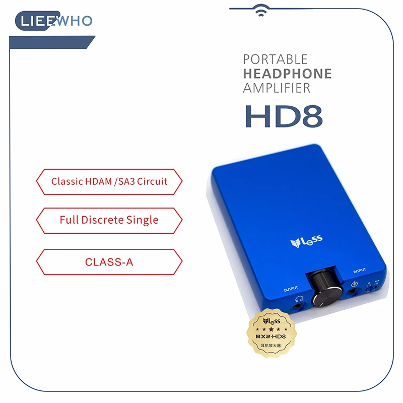LIEEWHO Less HD8 Portable Full Discrete Single Hi-Fi Amplifier,audio amplifier board,stereo amplifier