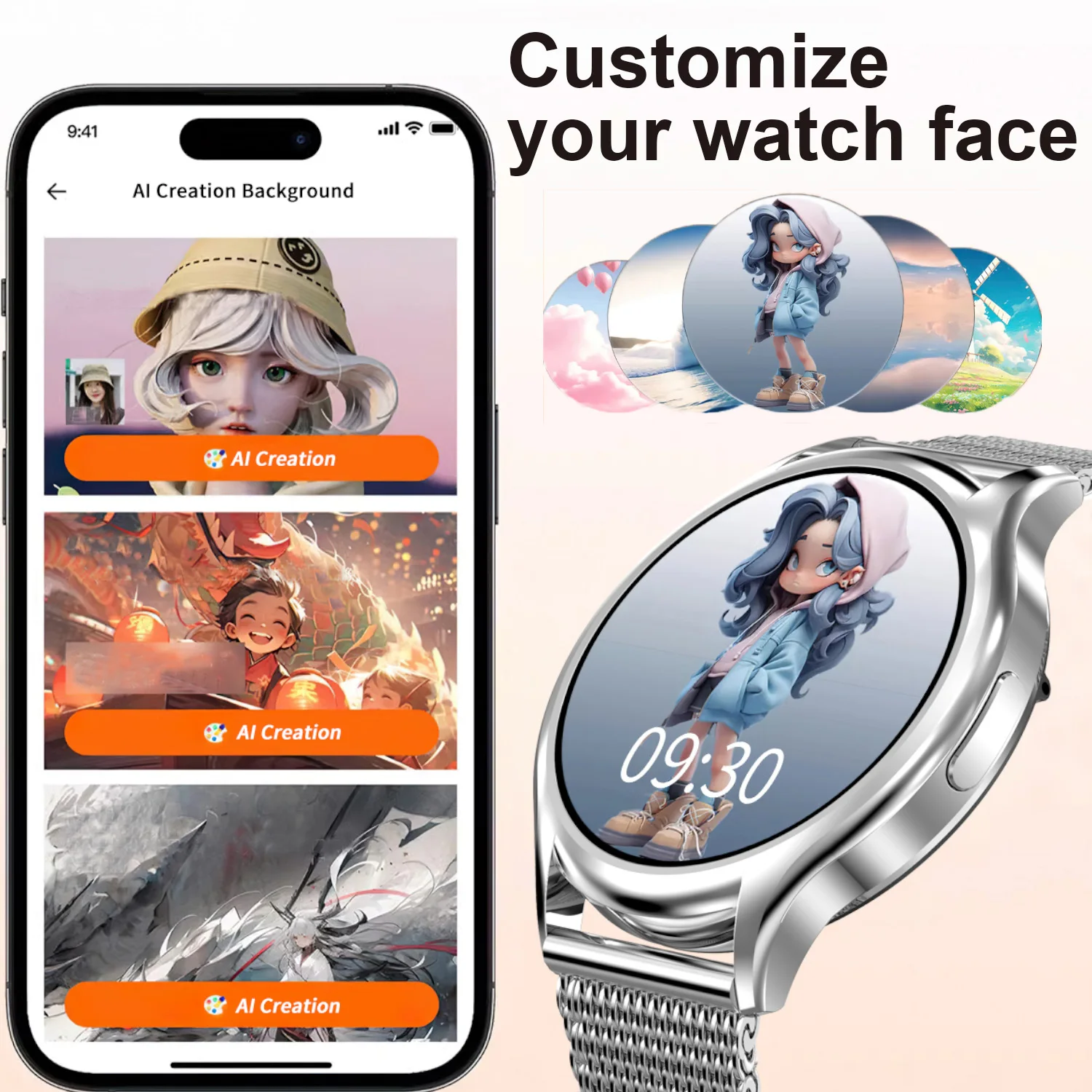 Smart Watch For Women Bluetooth Call Custom Dials Heart Rate Monitor Multi Sport Mode Fitness Tracker Smartwatch For Android Ios, Alina Gadgets
