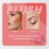 Powder Blusher Easy To Color 3D Natural Bare Lips Cheeks Combined Brighten Moisturize Facial Powder Blusher 4