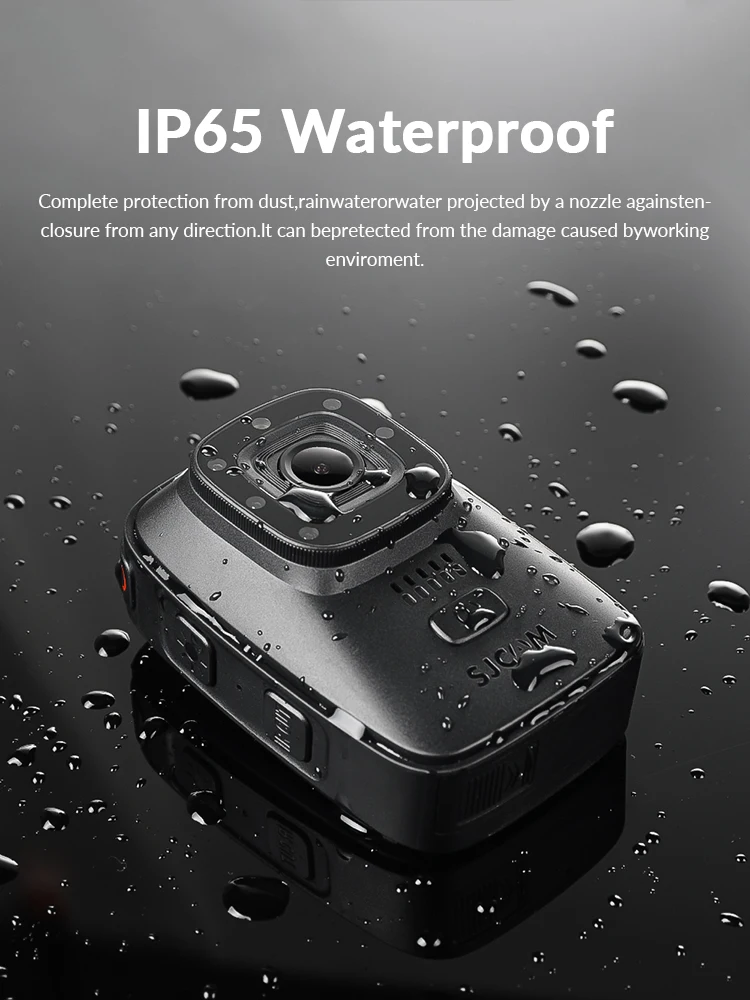SJCAM A10 Body Camera 1296P 30FPS wearable body-worn camera IP65 waterproof action camera portable body-worn camera night vision 2