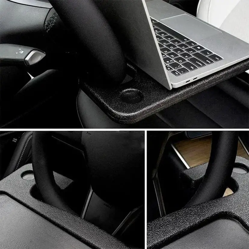 1 Pcs Car Universal Laptop Stand Food And Beverage Stand Desk Steering Wheel Tray Table Stand Auto Interior Accessories Storage