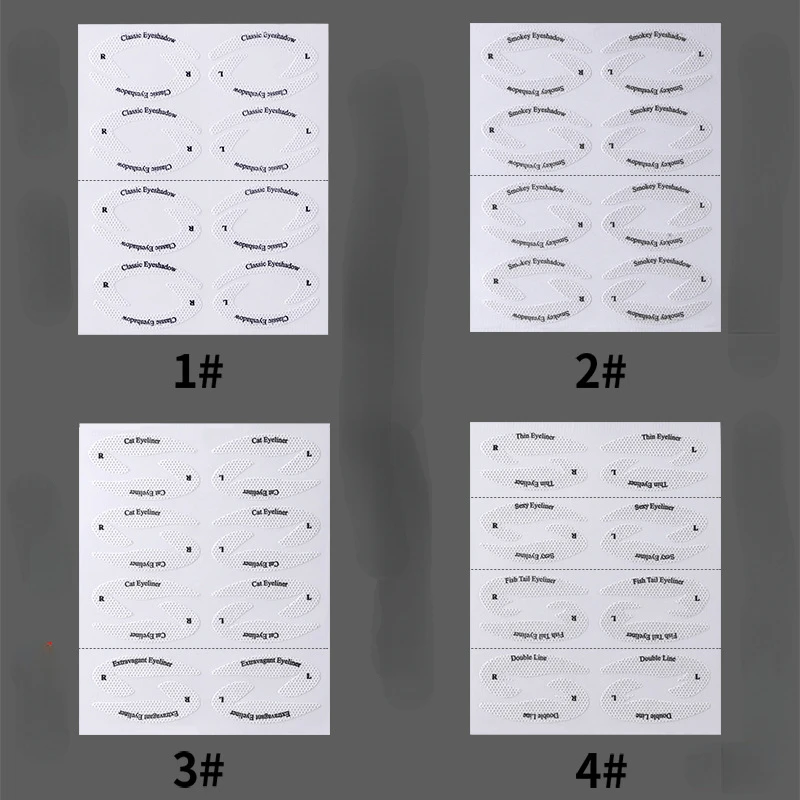 Eyeliner stencil tool Makeup tools Eye makeup tools Eye Makeup Stencils Sticker Card Eyeliner Template Eyeliner Eyeshadow 3 Minute Lazy Shaping Tool Styling Drawing Guide