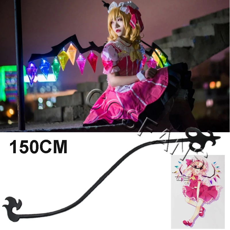 

Anime Touhou Project Flandre Scarlet Cosplay Prop PVC Weapons Canes Props for Halloween Christmas Fancy Party Stage Performance