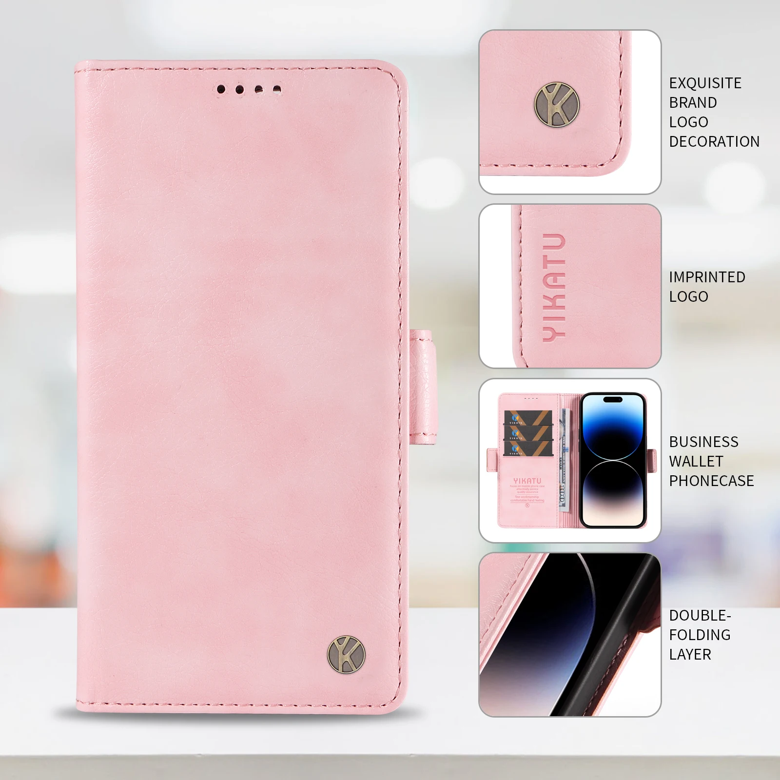 Magnetic Leather Wallet Phone Case Cover