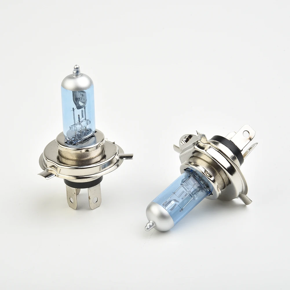 H4 Car Xenon Gas Halogen Headlight Bulbs 2pcs