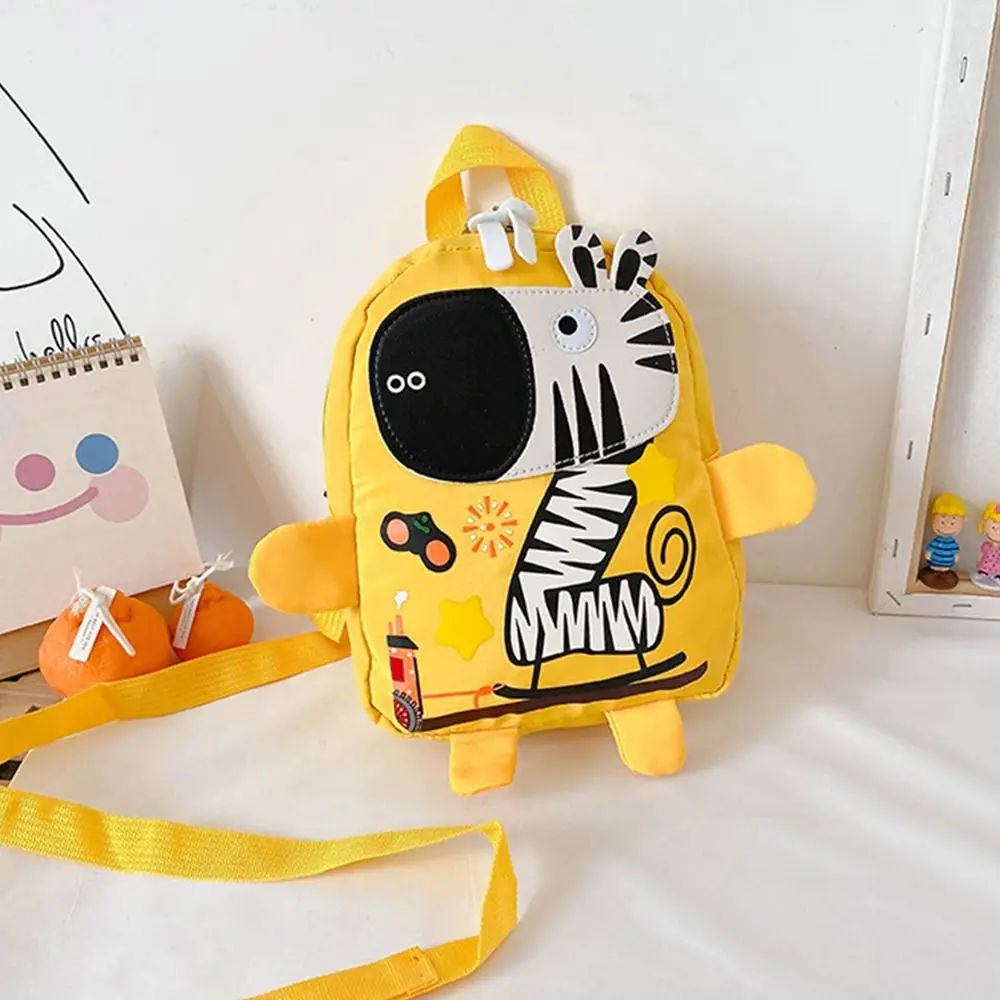 

Очаровательный Модный нейлоновый Детский рюкзак с жирафом для улицы, Детский рюкзак с животными, детская школьная сумка, рюкзак с защитой от потери