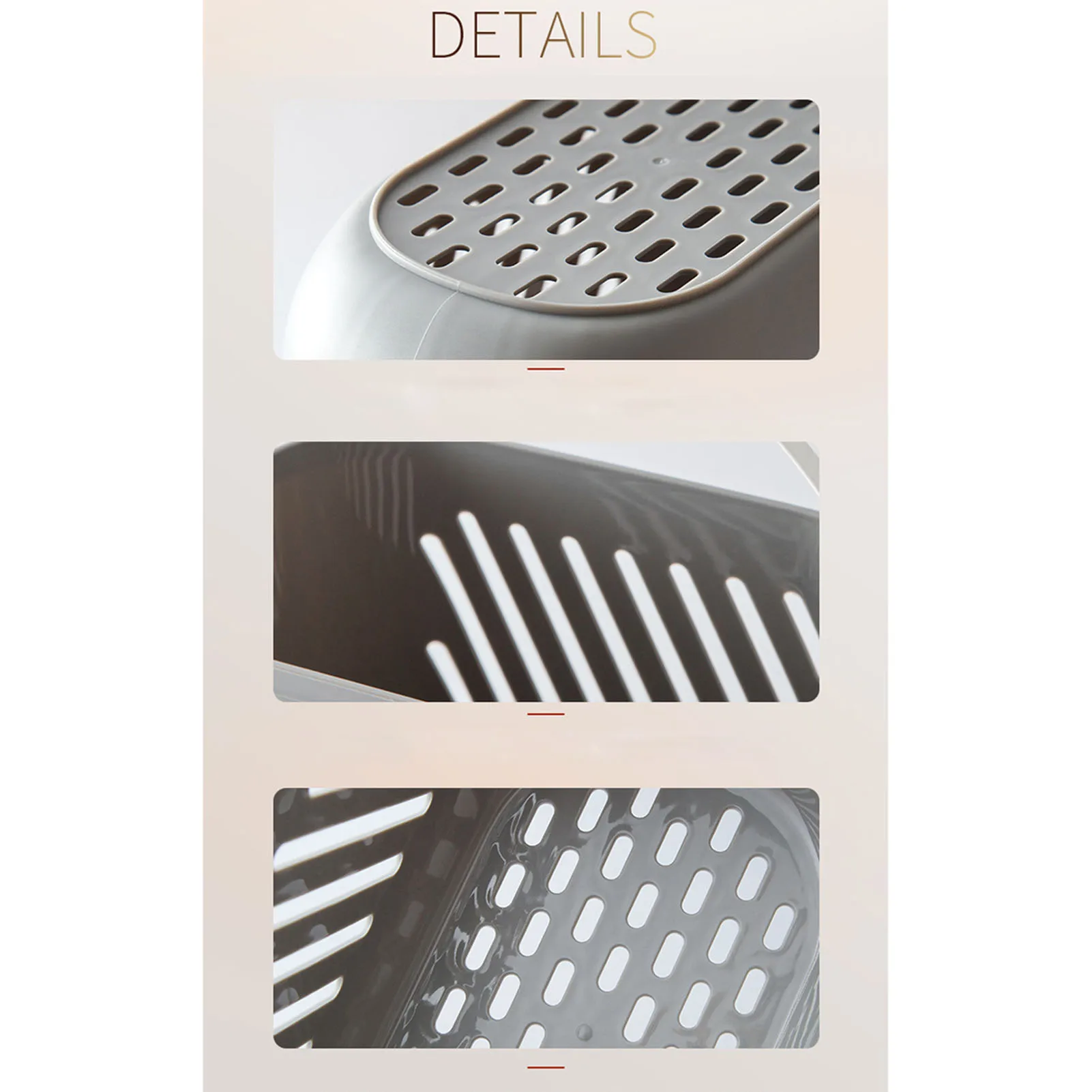 Plastic Hanging Basket Storage Bin Hanging Shower Caddy Organizer Basket with Hook for Pantry Bathroom Dorm Room 3