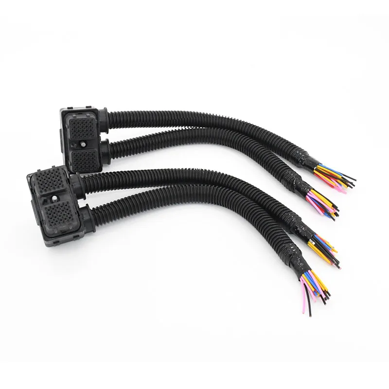 60 Pin/Way Engine ECU Computer Board Plug Connector With 40cm Wire 